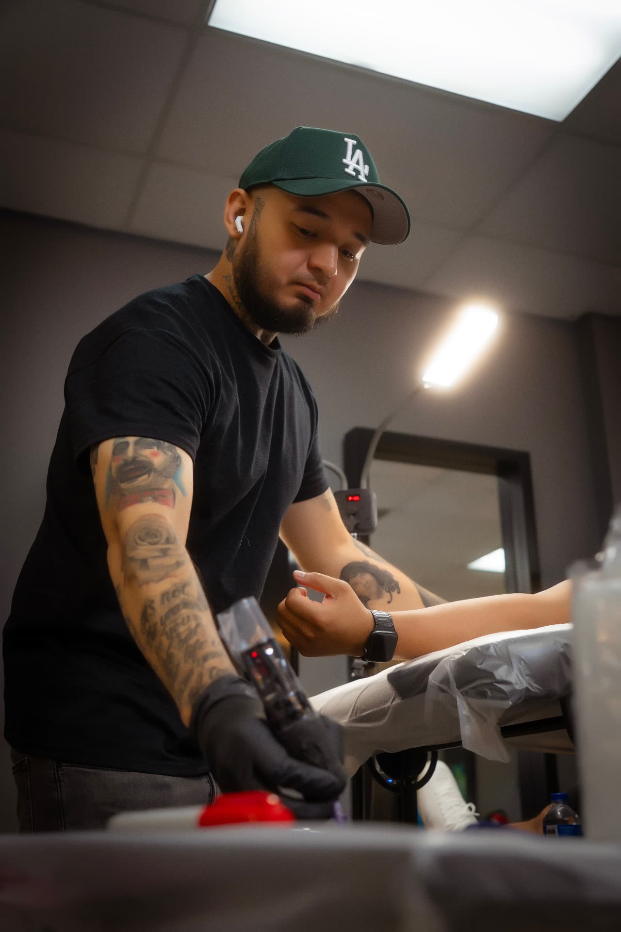 Joey at work