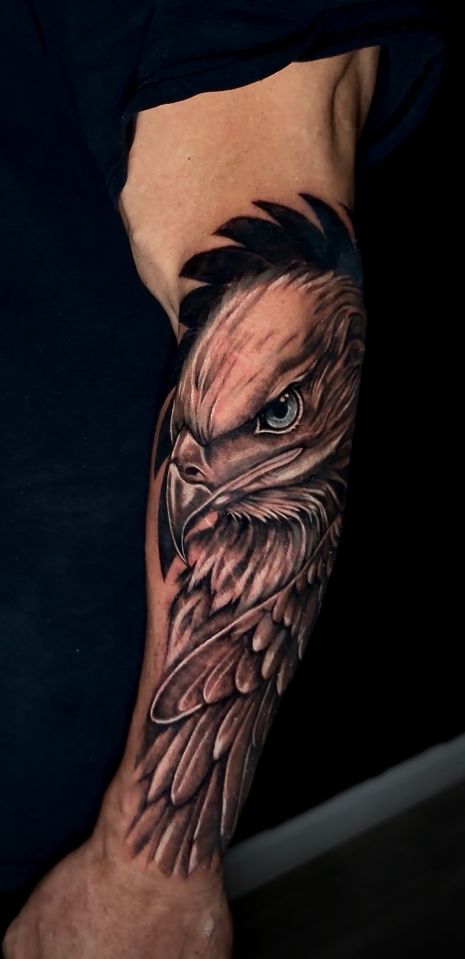 Black and grey realism tattoo by Cubi