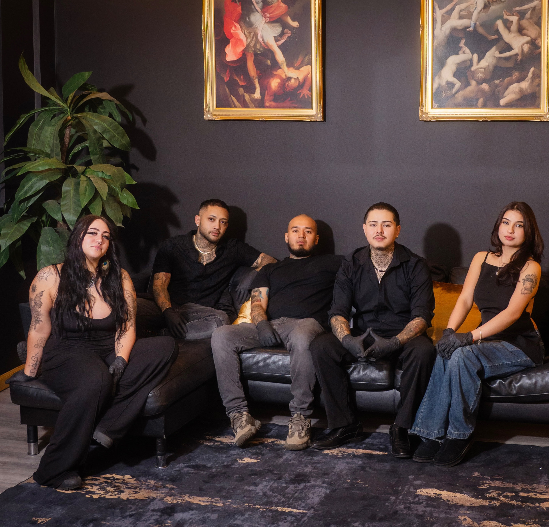 The Enchanted Ink artists in the studio